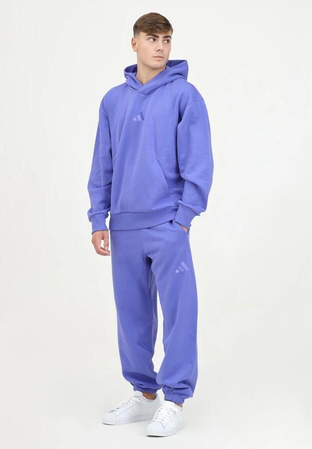 Adidas Performance Sportieve Broek Fleece Loose Purple Heren