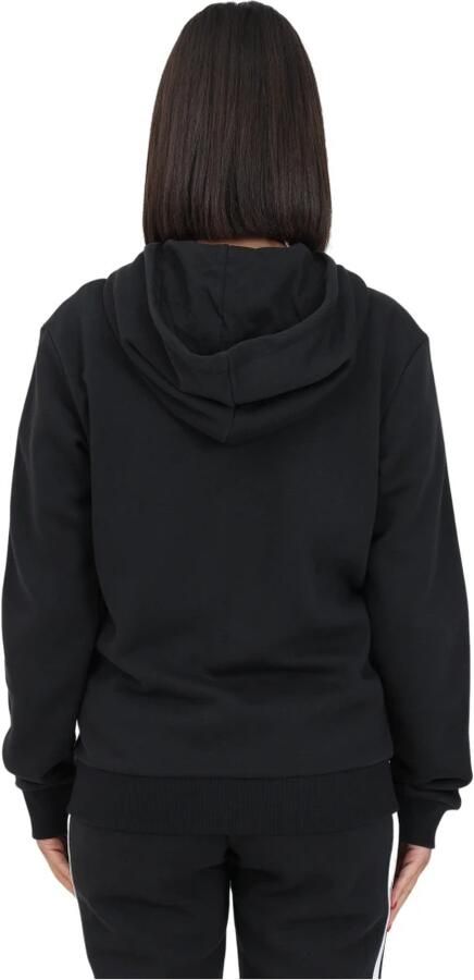 Adidas Zwarte hoodie met 3 strepen Zwart Dames - Foto 2