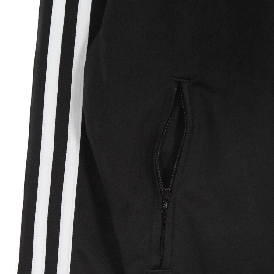 Adidas Originals Zwarte zip-sweatshirt met logo borduursel Black Dames - Foto 2