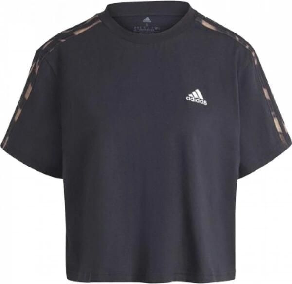 Adidas Retrostijl Katoenen T-shirt Black Dames