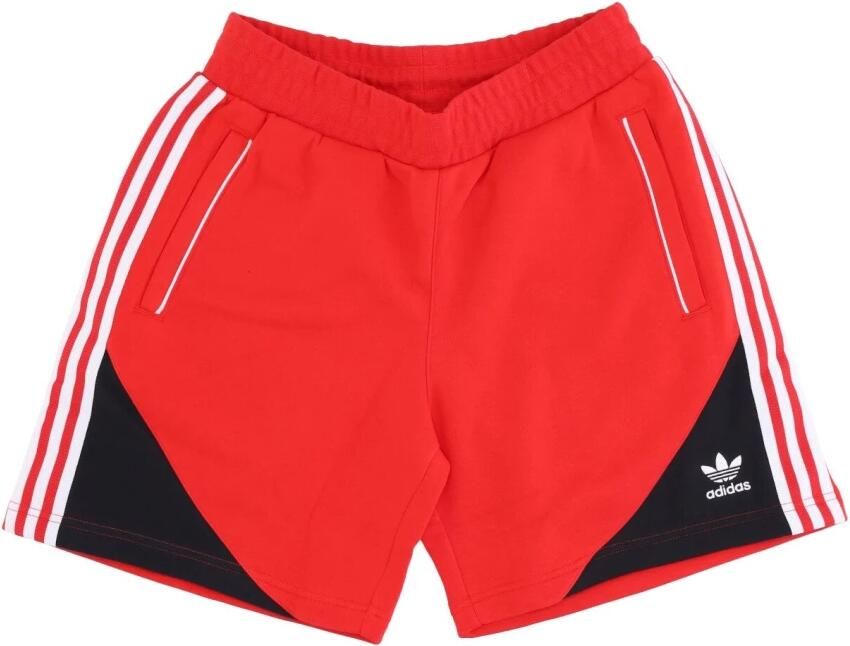 Adidas Rode Fleece Trainingsbroek Red Heren