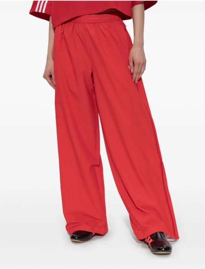 Adidas Originals Woven Wide-Leg Broek met 3 Strepen Women Trainingsbroeken rood Maat XS Kleding - Foto 7