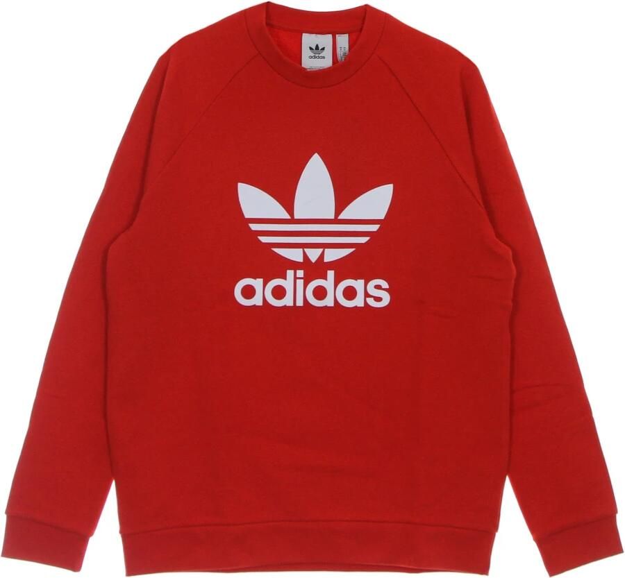 Adidas Rood Wit Lichtgewicht Crewneck Sweatshirt Red Heren - Foto 2