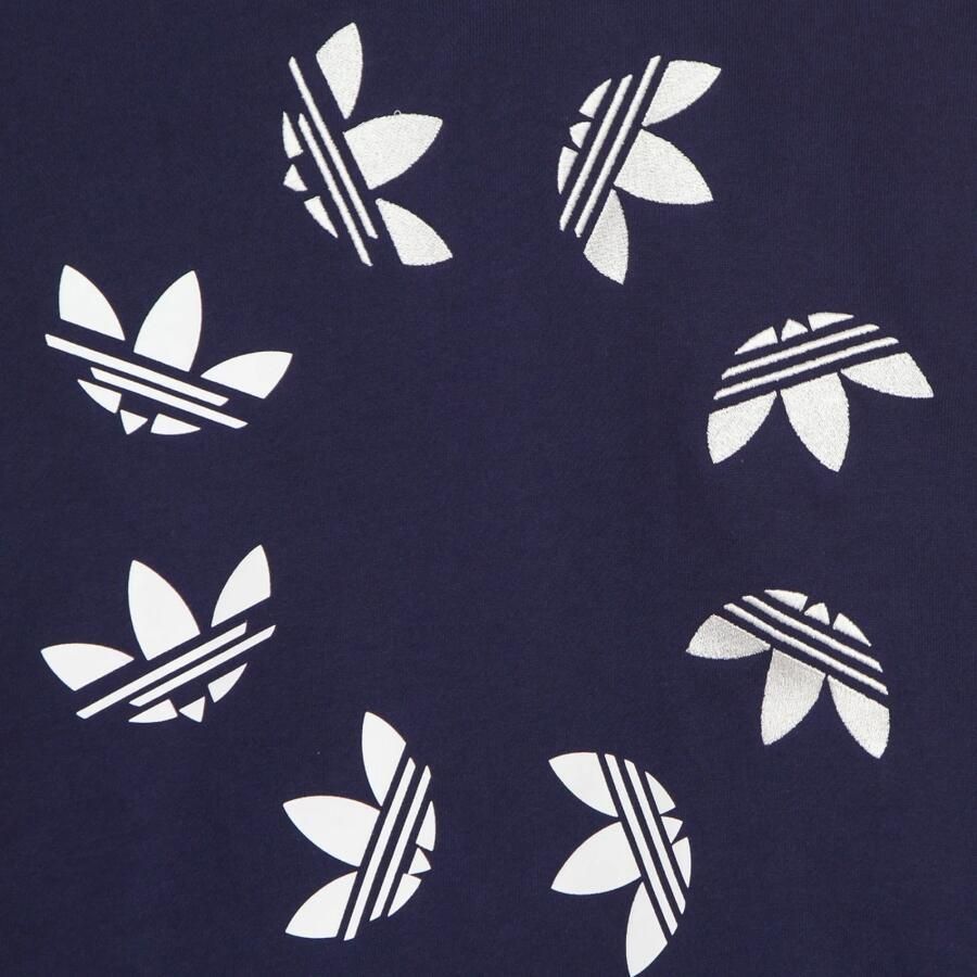 Adidas Versplinterde Trefoil Night Sky Hoodie Blue Heren