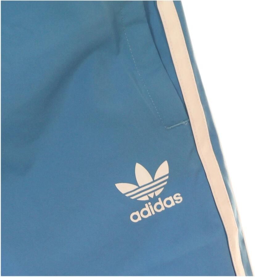 Adidas Sky Rush Zwemshorts met 3 Strepen Blue Heren
