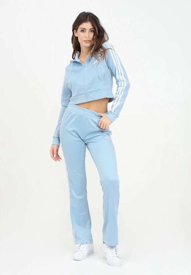 Adidas Sportieve Glam Blauwe Trainingspak Blue Dames