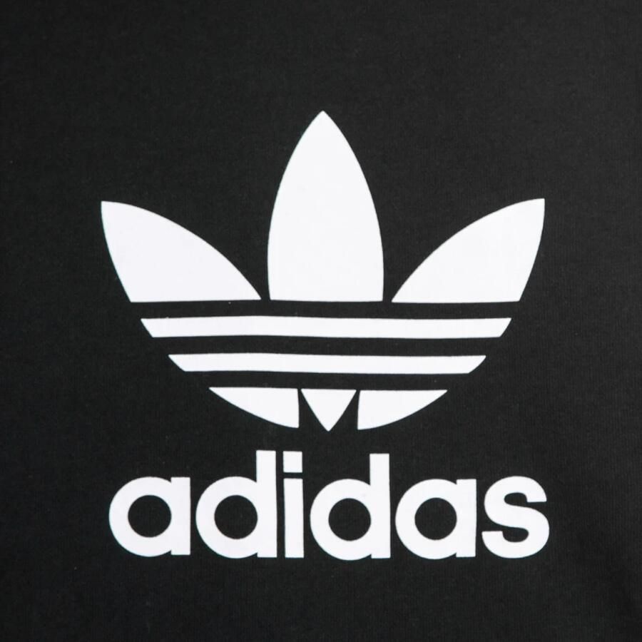Adidas Stijlvolle Crewneck Sweatshirt Zwart Wit Black Heren
