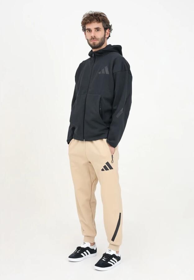 Adidas Teamwork-geïnspireerde Beige Sportbroek Beige Heren