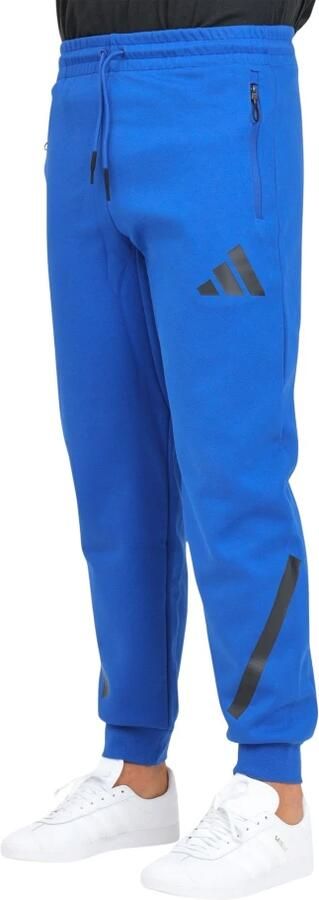 Adidas Teamwork Geïnspireerde Blauwe Sportieve Broek Blue Heren