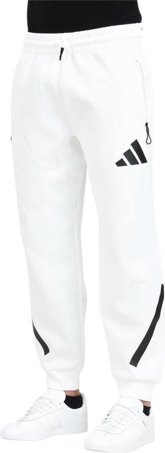 Adidas Teamwork Geïnspireerde Witte Sportieve Broek White Heren - Foto 9