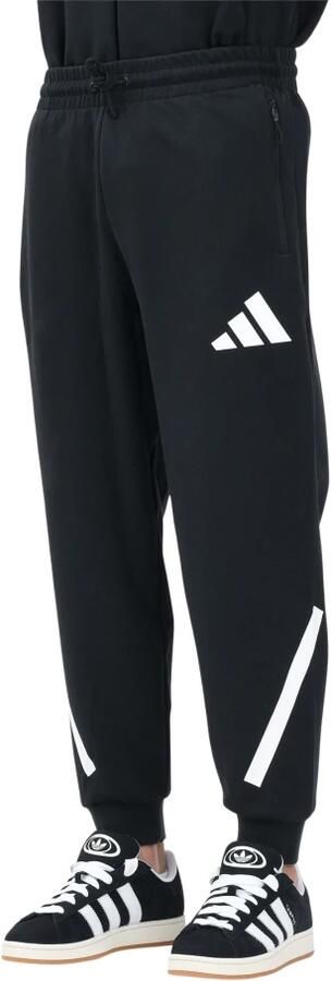 Adidas Teamwork Geïnspireerde Zwarte Sportbroek Black Heren - Foto 3