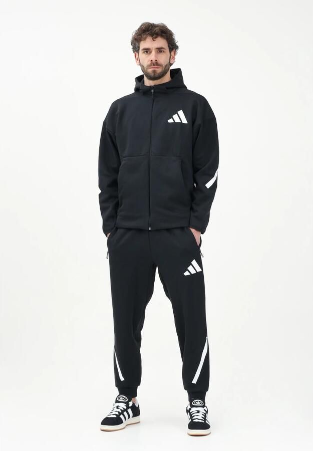 Adidas Teamwork Geïnspireerde Zwarte Sportbroek Black Heren