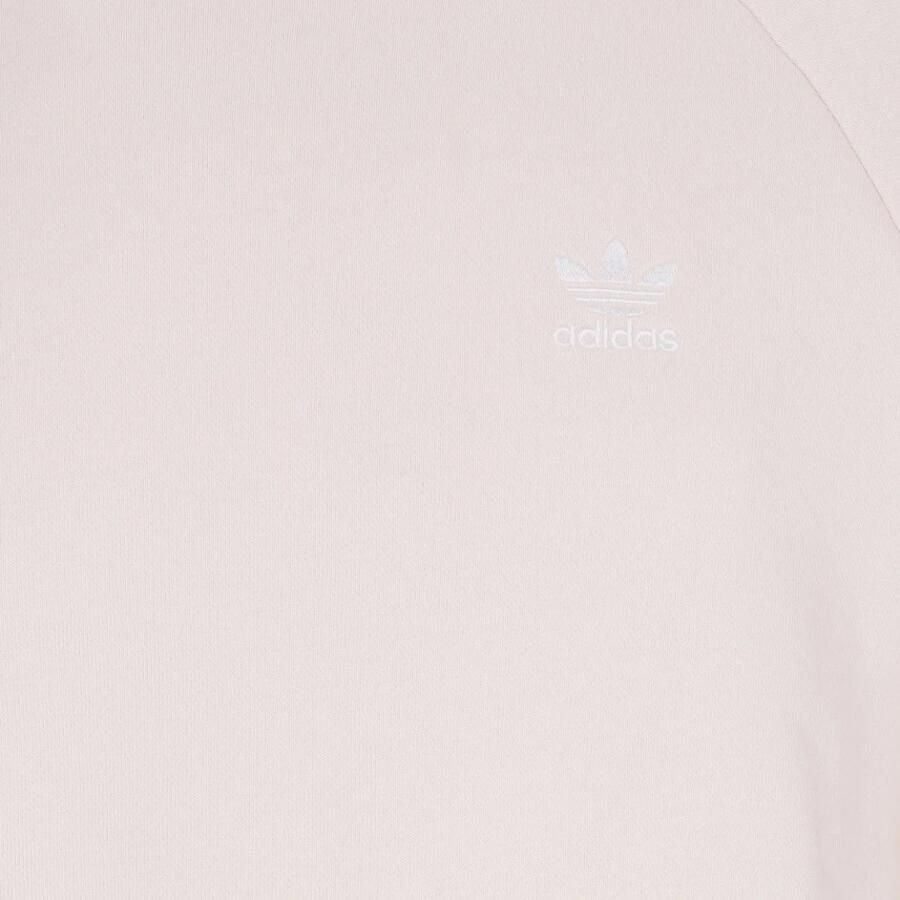 Adidas Witte Crew Neck Sweatshirt met Iconisch Logo Pink Heren