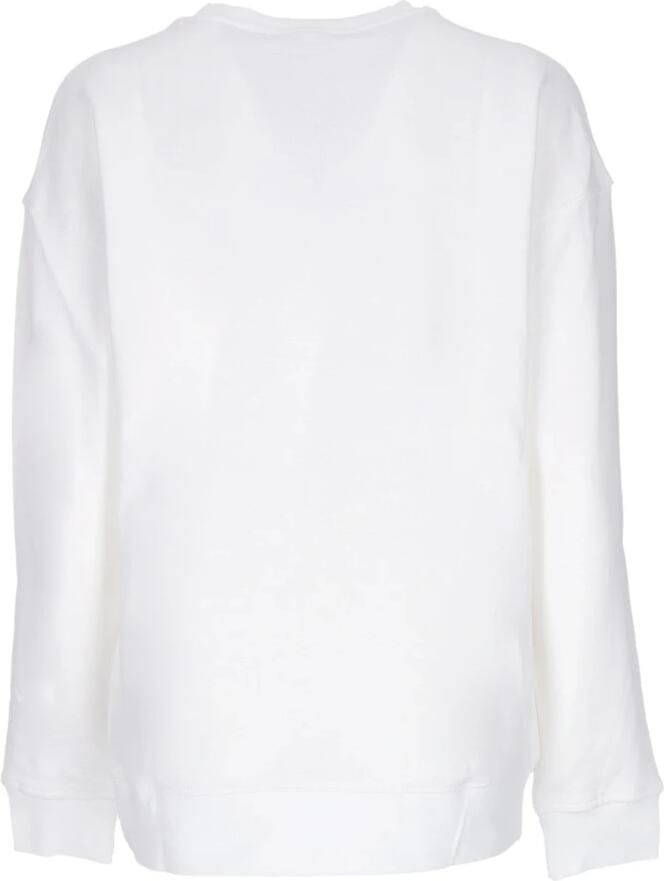 Adidas Originals Witte Crewneck Sweatshirt met Logo Print White Dames - Foto 3