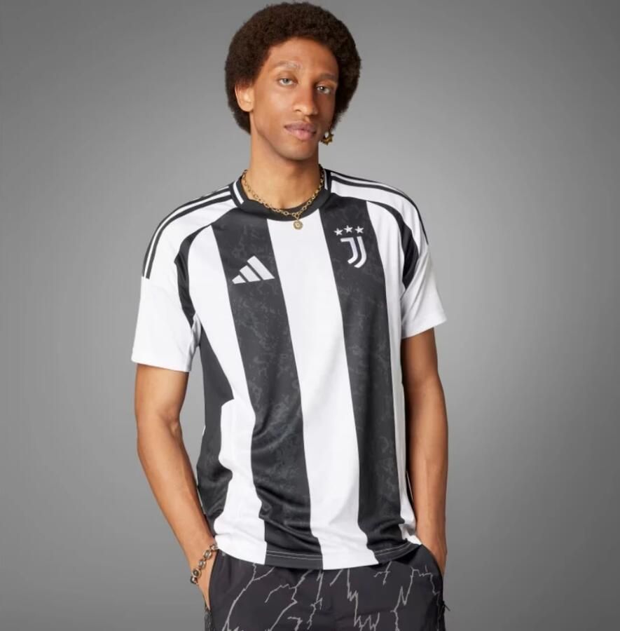 Adidas Juventus 2024 25 Home Shirt White Black- Heren White Black - Foto 6
