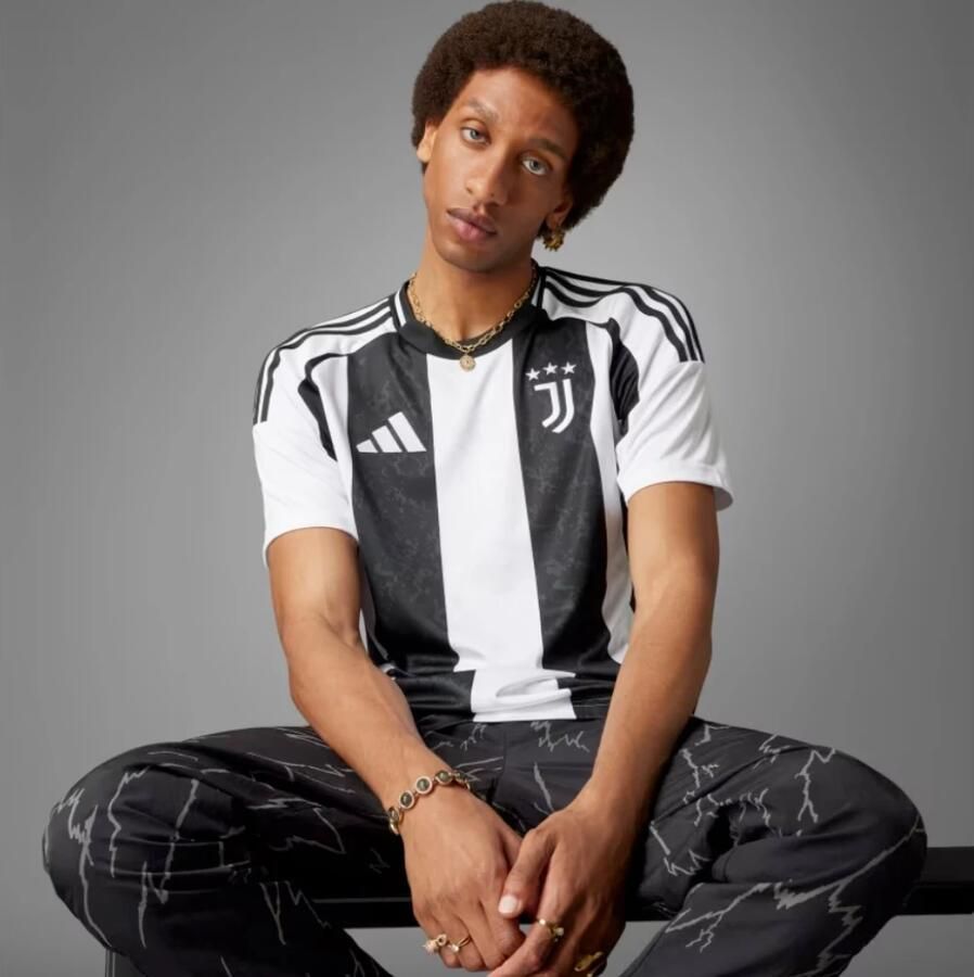 Adidas Juventus 2024 25 Home Shirt White Black- Heren White Black - Foto 3