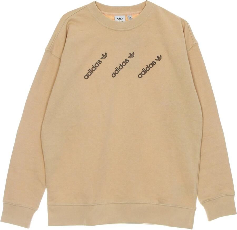 Adidas Zachte Lichtgewicht Crewneck Sweatshirt Halo Blush Beige Dames - Foto 2