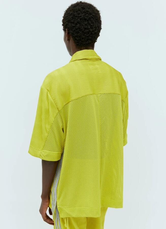 Adidas Originals Groene Geplooide Shirt met Tweewegsrits Green - Foto 6