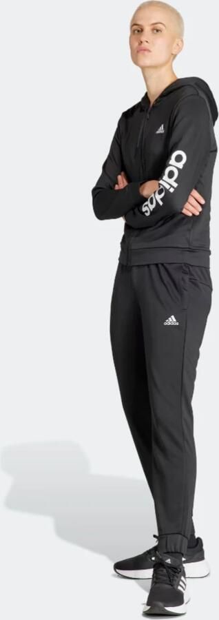 Adidas Dames Zwarte Tracksuit Linear Collectie Black Dames - Foto 6