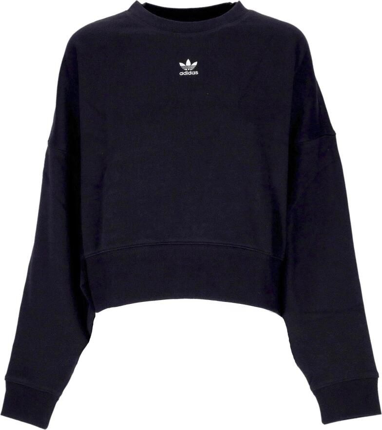 Adidas Zwarte Crewneck Fleece Sweatshirt Essentials Black Dames - Foto 2