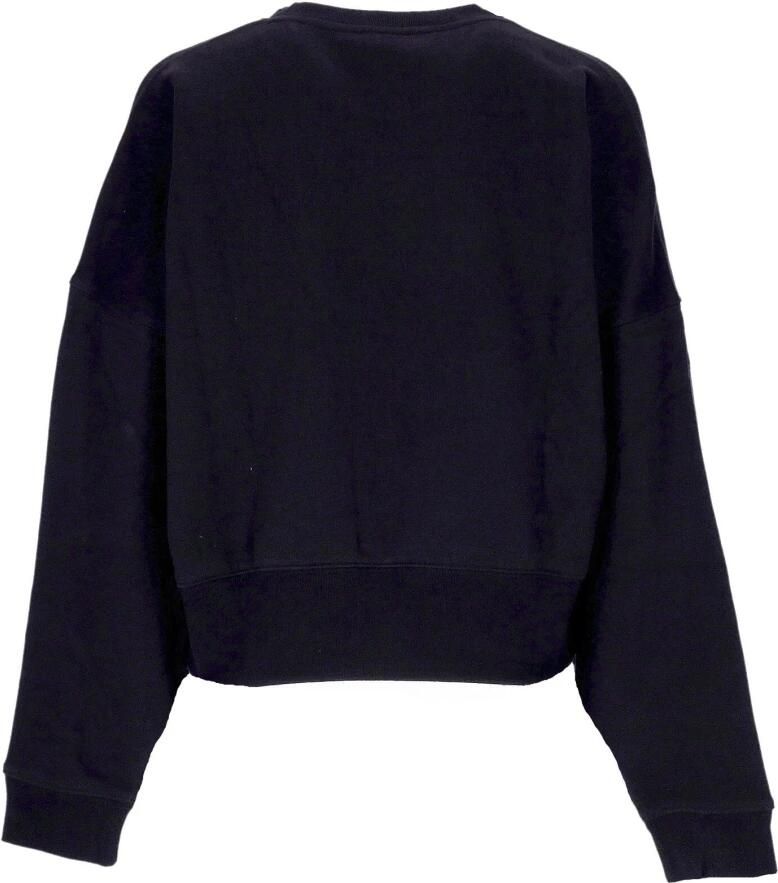 Adidas Zwarte Crewneck Fleece Sweatshirt Essentials Black Dames - Foto 3
