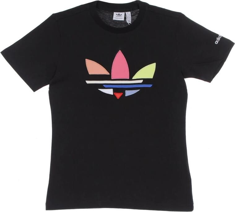 Adidas Zwarte Dames Trefoil Tee Korte Mouw Black Dames - Foto 3