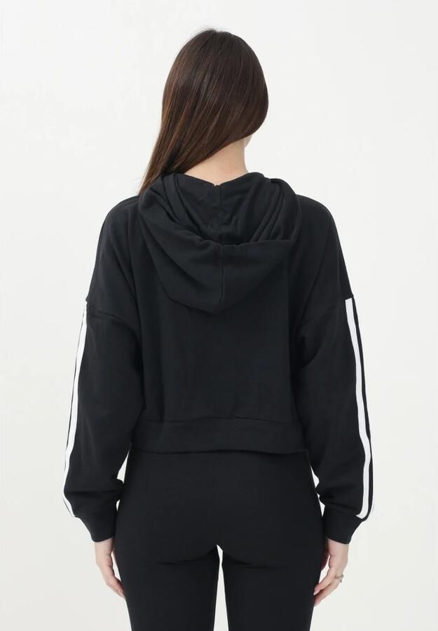 Adidas Zwarte half-zip Essentials 3-Stripes trui Black Dames - Foto 3