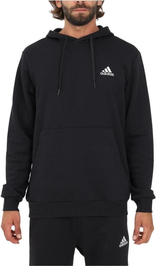 Adidas Zwarte hoodie met verstelbare capuchon en voorzak Zwart Heren - Foto 5