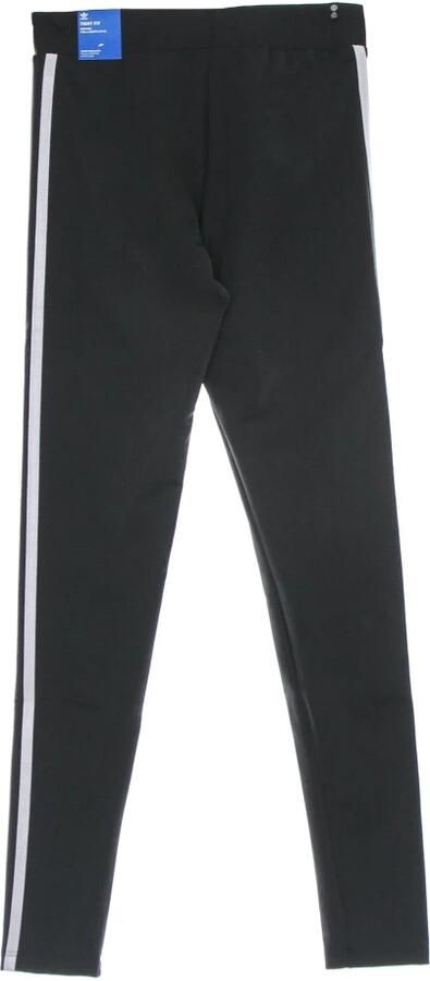 Adidas Zwarte Leggings met Elastische Tailleband en 3 Strepen Black Dames - Foto 5