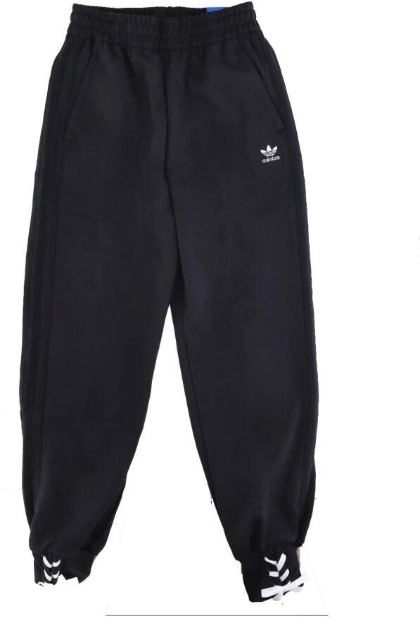 Adidas Zwarte lichtgewicht trainingsbroek met manchetten Black Dames - Foto 2