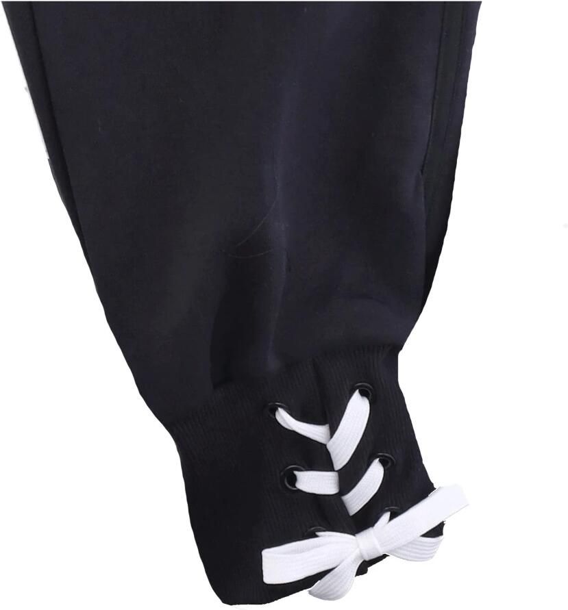 Adidas Zwarte lichtgewicht trainingsbroek met manchetten Black Dames - Foto 3