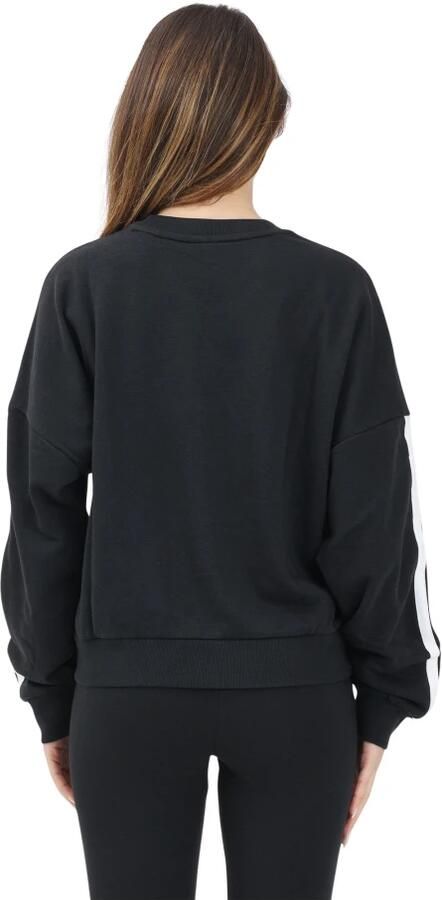 Adidas Zwarte Sweater Essentials 3-Stripes French Terry Black Dames - Foto 2