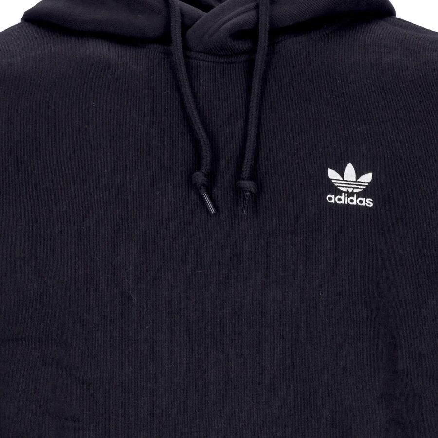 Adidas Zwarte Trefoil Hoodie Lichtgewicht Sweatshirt Black Heren