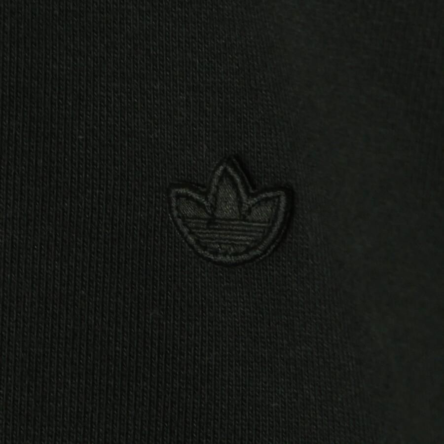 Adidas Zwarte Trefoil Hoodie Regular Fit Black Heren