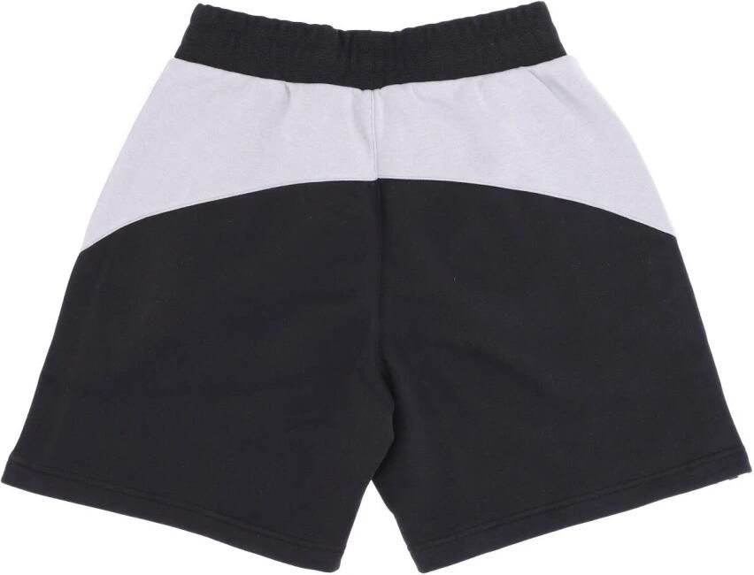 Adidas Zwart Wit Fleece Trainingspak Shorts Black Heren