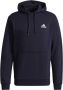 Adidas Blauwe Fleece Hoodie voor Koud Weer Blauw Heren - Thumbnail 1
