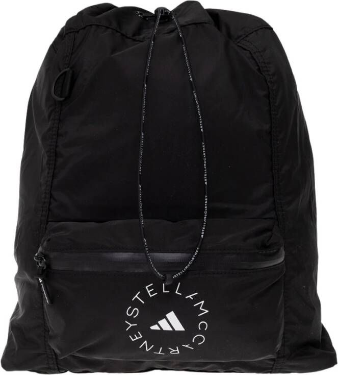 adidas by stella mccartney Backpack with logo Zwart Dames