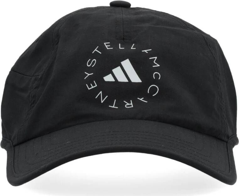 Adidas by stella mccartney Stijlvolle en sportieve baseballpet met logo Black