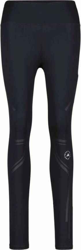 Adidas by stella mccartney Stijlvolle en comfortabele leggings met logo-print Black Dames