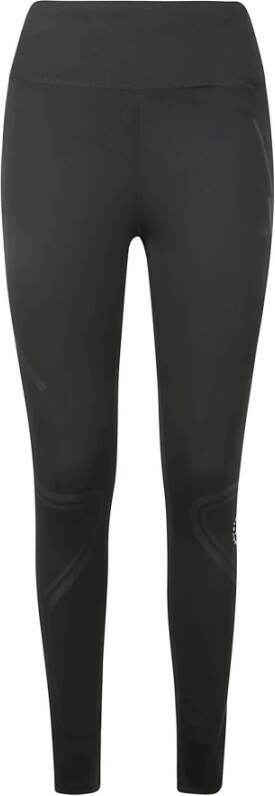 Adidas by stella mccartney Stijlvolle en comfortabele leggings met logo-print Black Dames