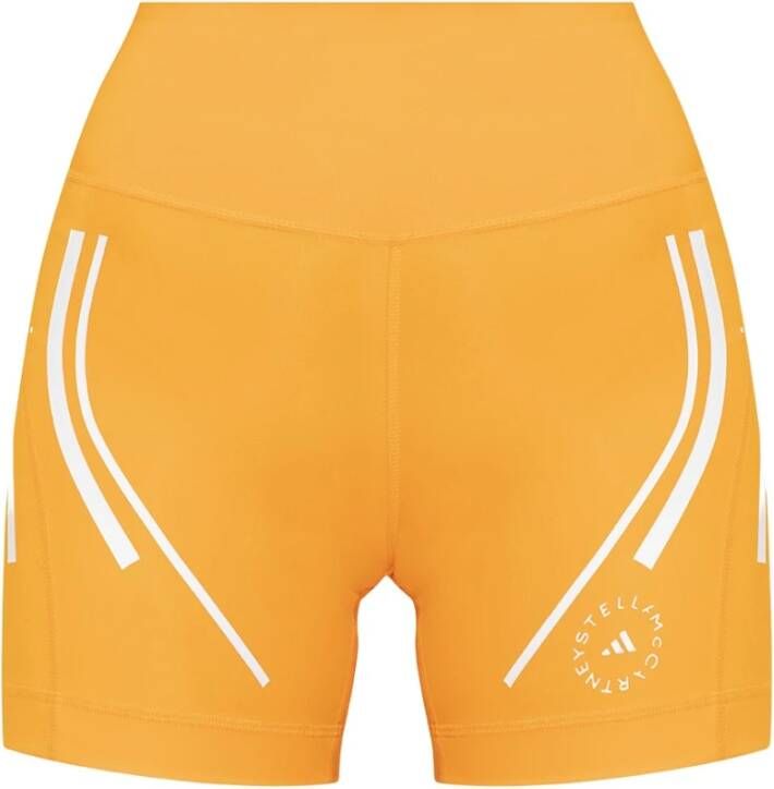 Adidas by stella mccartney Shorts with logo Oranje Dames