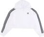 Adidas Korte hoodie voor dames White Dames - Thumbnail 1
