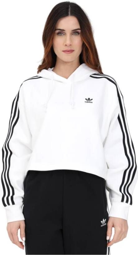 Adidas Originals Witte Hoodie voor Dames White Dames