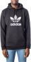Adidas Zwarte Trefoil Hoodie voor mannen Black Heren - Thumbnail 2