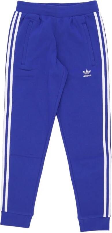 Adidas Comfortabele 3-Stripes Sweatpants voor heren Blauw Heren