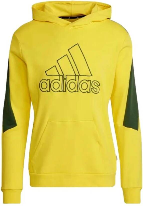 Adidas Comfortabele en stijlvolle hoodie Geel Heren