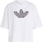 Adidas Originals Houndstooth Trefoil Infill T-shirt - Thumbnail 1
