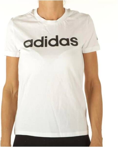 Adidas Dames Print T-shirt Wit Heren