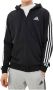 Adidas Sportswear Capuchonsweatvest ESSENTIALS FRENCH TERRY 3 STRIPES CAPUCHONJACK - Thumbnail 2