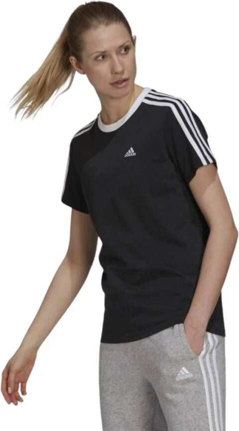 Adidas Essentials 3 Bands for Women T -Shirt Zwart Dames